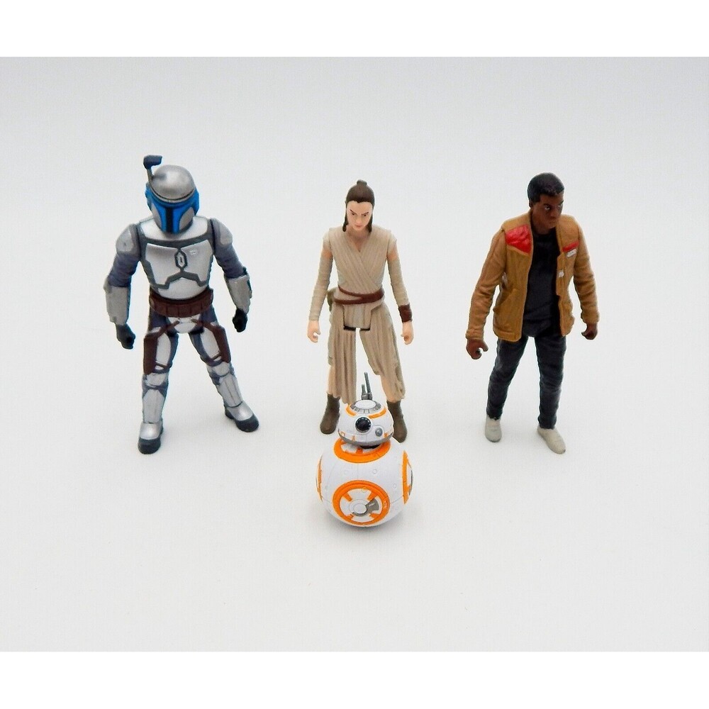 Star Wars The Force Awakens Action Figure Lot Rey Kylo Ren BB-8 Finn Hasbro